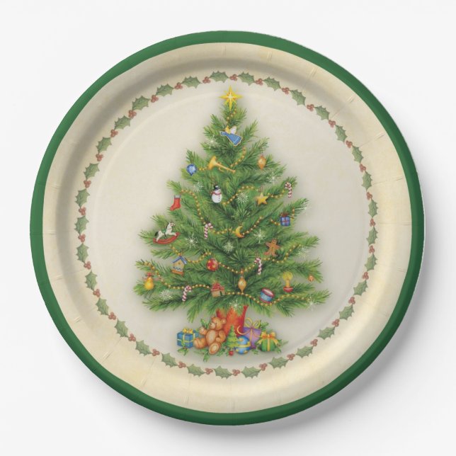 Prato De Papel Debaixo da Árvore  (Frente)