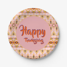 Prato De Papel Decor de Papel de Ação de Graças do Designer 7