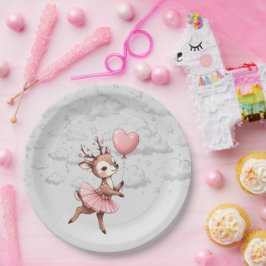 Prato De Papel Deer Chá de fraldas