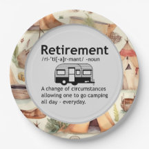 Definição de aposentadoria de acampamento engraçad