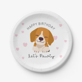 Prato De Papel Deixa Pawpy Paper Plates Dog Lover Tabuleiro