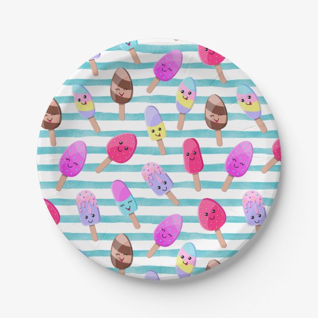 Prato De Papel Delícias Congeladas (Frente)