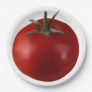 Prato De Papel Delish Tomato Paper Plates