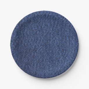 Prato De Papel Denim Look
