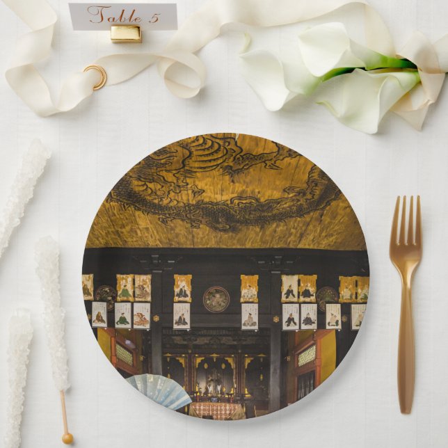 Prato De Papel Dentro Konchi-In templo, Quioto (Casamento)