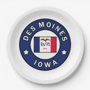 Prato De Papel Des Moines Iowa