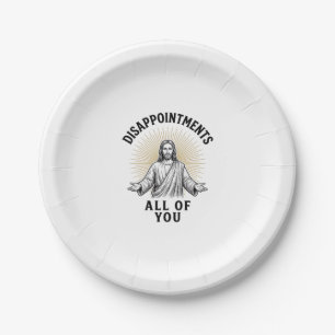 Prato De Papel Desapontamentos Todos Vocês Camisa Religiosa Vinta