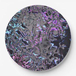 Prato De Papel Desastre de anos 80