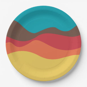 Prato De Papel Desenho de som 09