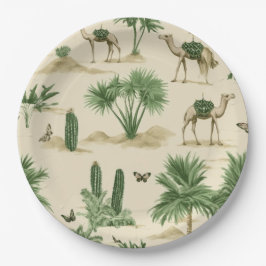 Prato De Papel "Desert Caravan Paper Plate"
