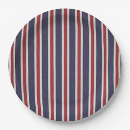 Prato De Papel Design All-American Patriotic Striped