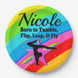 Prato De Papel Design BRILHANTE E BELA GAROTA DE GINZA