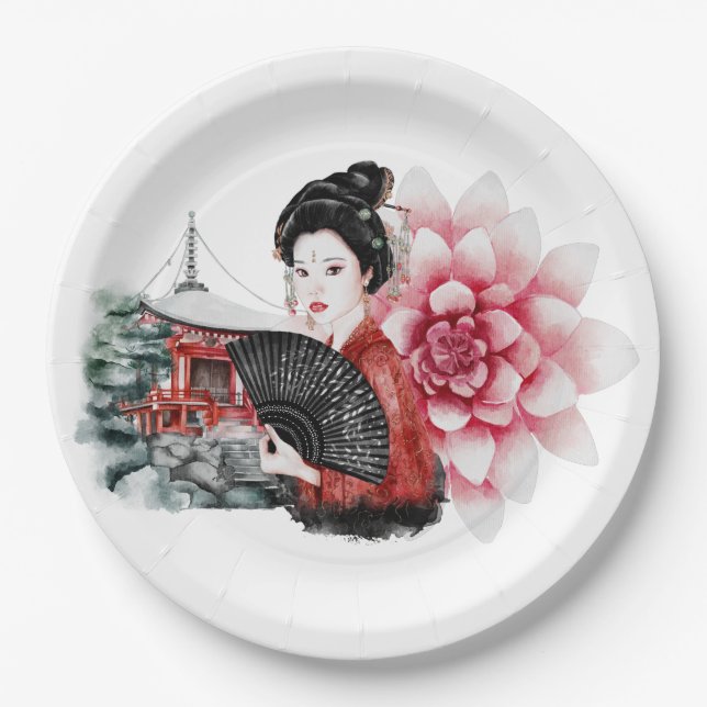 Prato De Papel Design da Série Okinawa 36 (Frente)