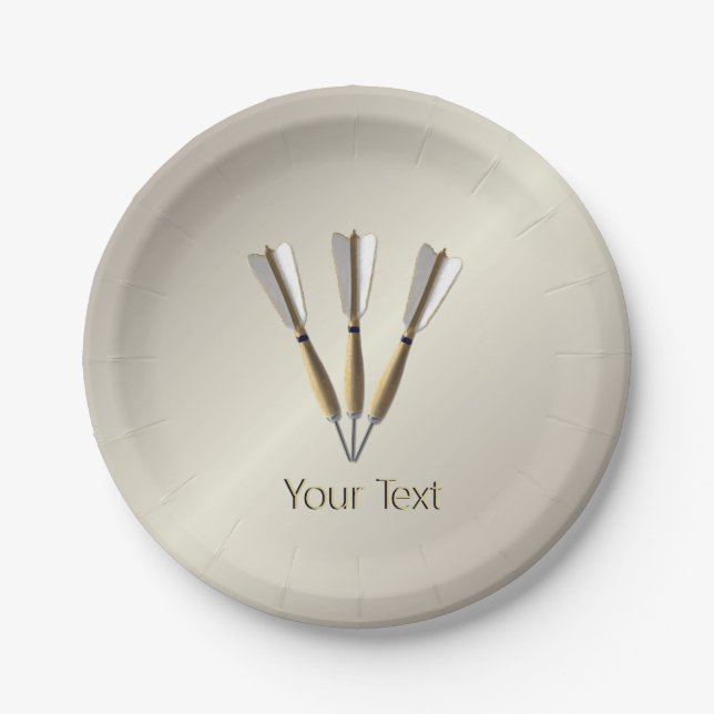 Prato De Papel Design Dart Agrupado (Frente)