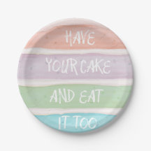 Design de Bolo de Camadas Colorido Pastel