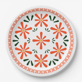 Prato De Papel Design de cerâmica tradicional polonesa.