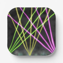 Prato De Papel Design de Lasers de concerto e festival