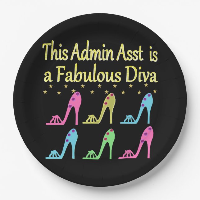 PRATO DE PAPEL DESIGN DE LOVER DO CALÇADO ADMIN ASST (Frente)