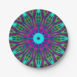 Prato De Papel design de mandala