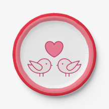 Design de Pássaro Fofo e Amor de Coração