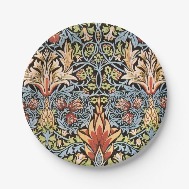 Prato De Papel Design William Morris Snakeshead (Frente)