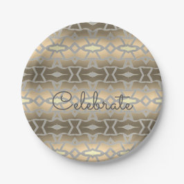 Prato De Papel Designer E Na moda