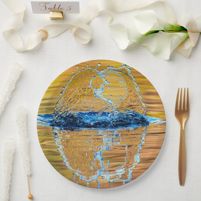 Prato De Papel Despejo na noite de outono (Casamento)