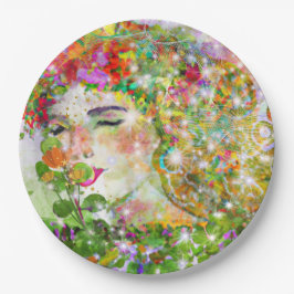 Prato De Papel Deusa Encantada