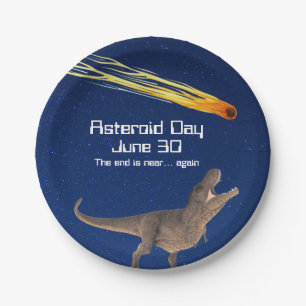 Prato De Papel Dia Asteroide 30 de junho