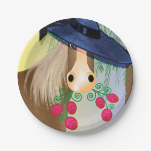 Prato De Papel Dia da Corrida