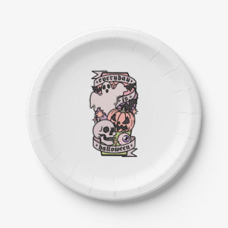 Prato De Papel Dia das Bruxas