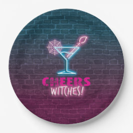 Prato De Papel Dia de as Bruxas engraçado das Bruxas