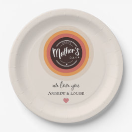 Prato De Papel dia de as mães