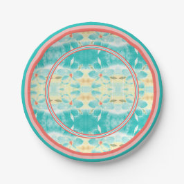 Prato De Papel Dia de Casamento Flor em