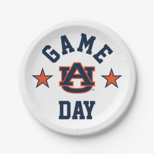 Prato De Papel Dia de Jogo da Universidade de Auburn