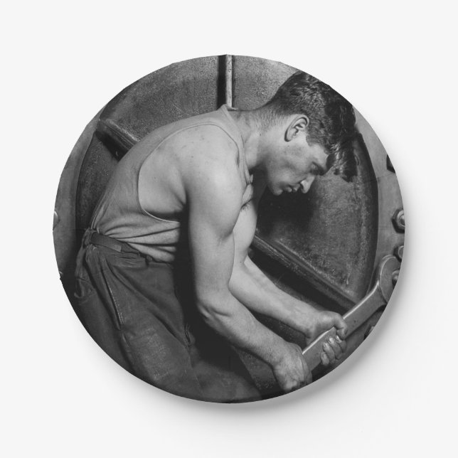 Prato De Papel Dia de os namorados de placas de papel (Frente)