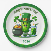 Dia de São Patrício Pickle Feliz