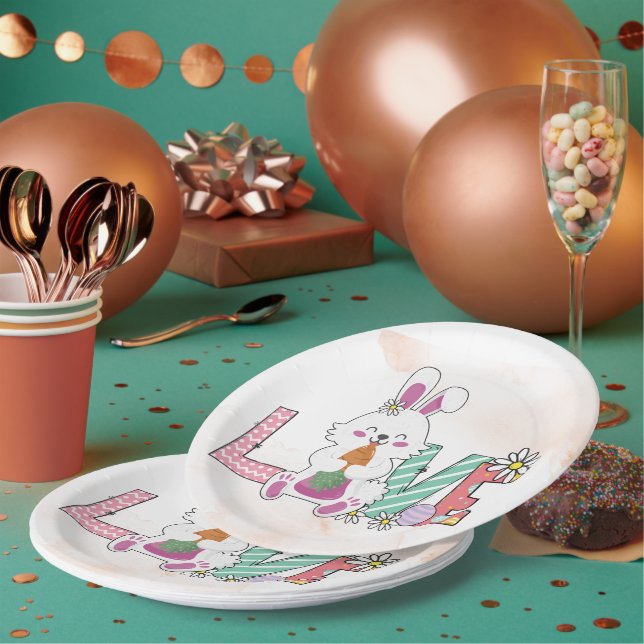 Prato De Papel Dia do Felz pascoa Engraçado (Múltiplo)