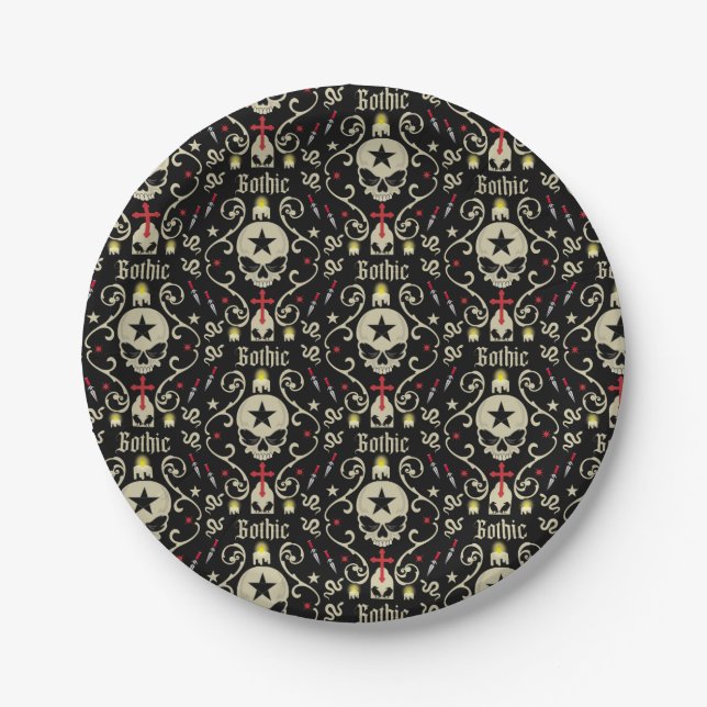 Prato De Papel Dia do gótico 22 de maio (Frente)