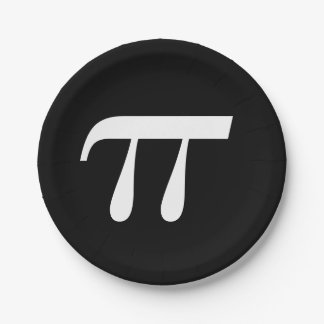 Prato De Papel Dia do Pi