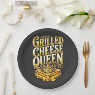 Prato De Papel Dia do Queijo Grelhado