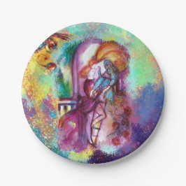 Prato De Papel Dia dos Namorados Românticos de ROMEO E JULIETA