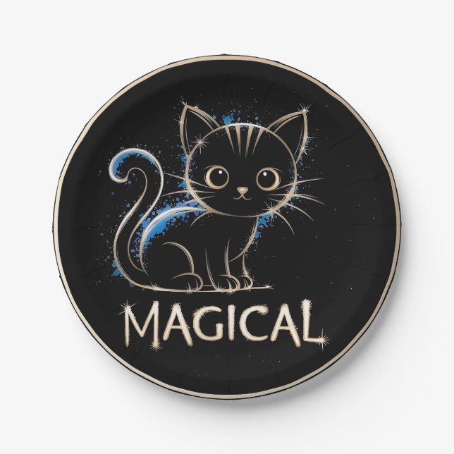 Prato De Papel Die magische Katze (Frente)