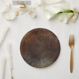 Prato De Papel Dificuldade na Web de prata gótica