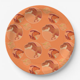 Prato De Papel Dino Plates & Bowls