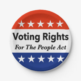 Prato De Papel Direitos De Voto Para A Lei Pessoas