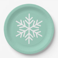 Diversão Festiva Floco de Neve Alpino Branco em Ve