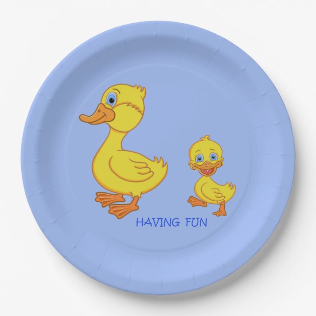 Prato De Papel Divertido (Frente)