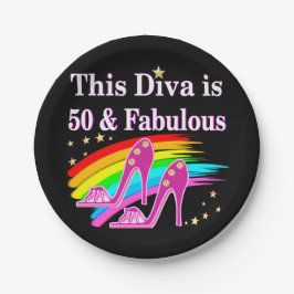 PRATO DE PAPEL DIZZZLING 50º