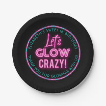 Doce 16 Festa de aniversário Brilhante Neon